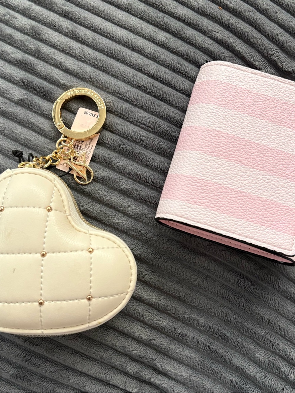 Victoria’s Secret coin keychain and wallet